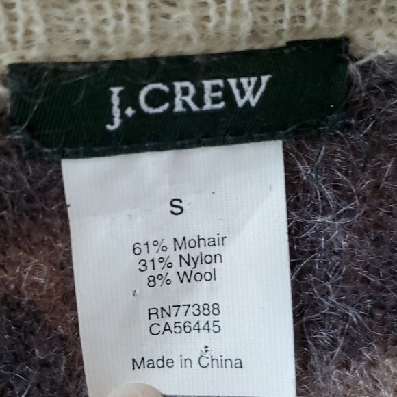 J. CREW LEOPARD WOOL SWEATER DRESS ANIMAL PRINT SIZE SMALL MOBWIFE COSTUME - Picture 8 of 12